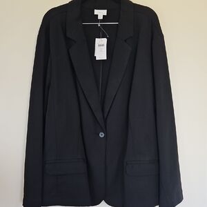 J. Jill Women's Elegant Black Suit Jacket